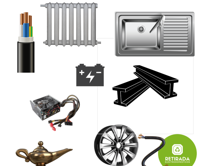 recogida y retirada de chatarra en Barcelona recogida de chatarra metales como aluminio cobre hierro acero